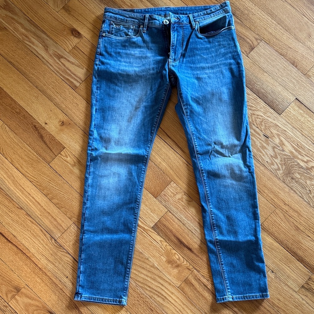 Emporio Armani Men's Blue Slim Fit Jeans